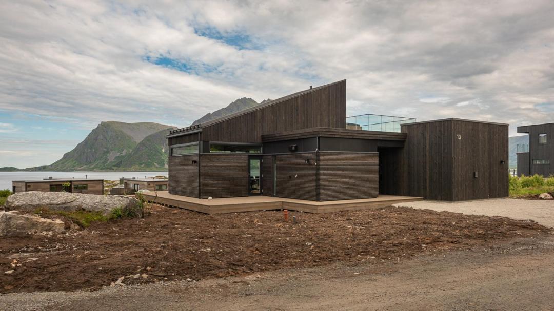 Hoda Cabin - Luxury Lodge With Jacuzzi And Sauna Lyngværet Exterior photo