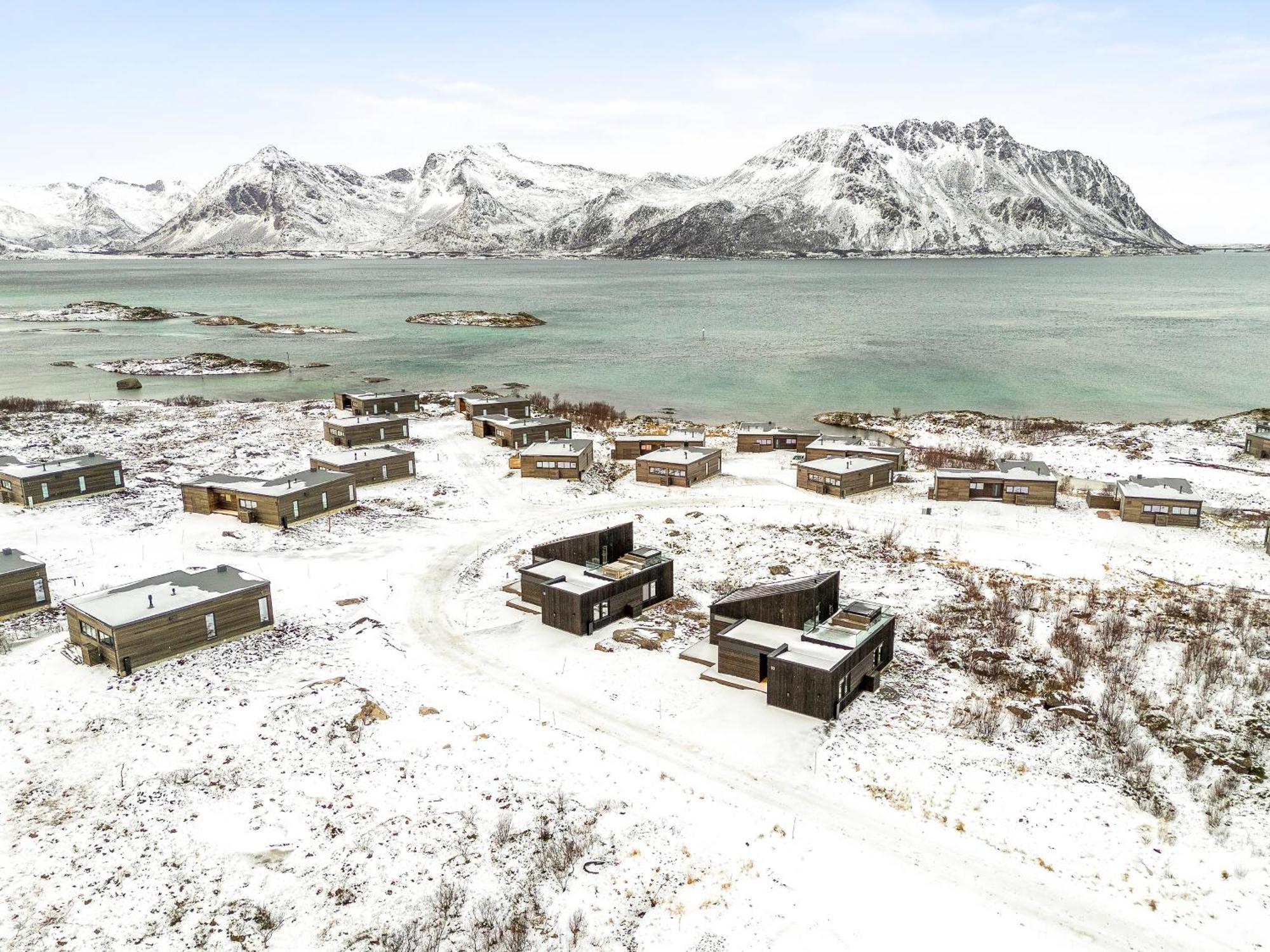 Hoda Cabin - Luxury Lodge With Jacuzzi And Sauna Lyngværet Exterior photo